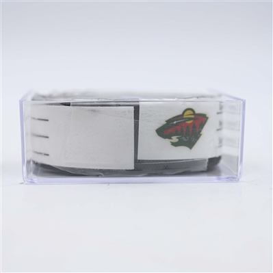 Jared Spurgeon - Minnesota Wild - Goal Puck - April 26, 2025 vs. Vegas Golden Knights - 2025 Stanley Cup Playoffs, Round 1, Game 4 (Wild Logo)