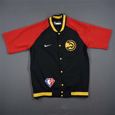 Jalen Johnson - Atlanta Hawks - Game-Issued City Edition Jacket  - 2021-22 NBA Season