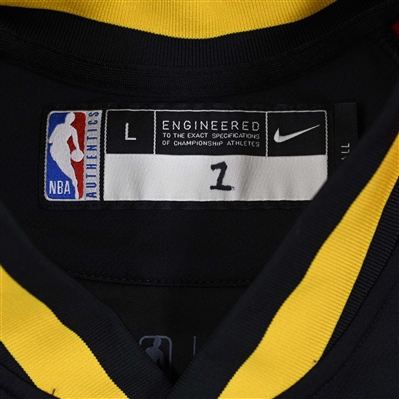 Jalen Johnson - Atlanta Hawks - Game-Issued City Edition Jacket  - 2021-22 NBA Season