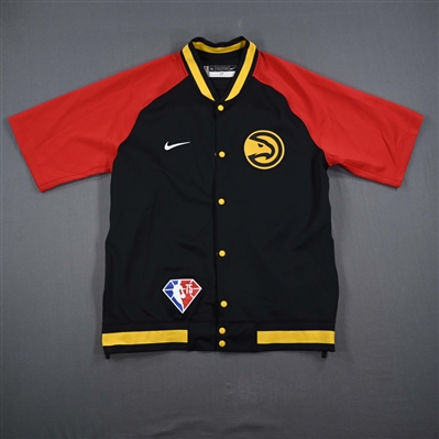 Onyeka Okongwu - Atlanta Hawks - Game-Issued City Edition Jacket  - 2021-22 NBA Season