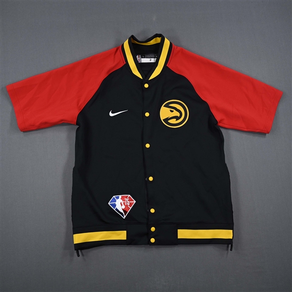 Delon Wright - Atlanta Hawks - Game-Issued City Edition Jacket  - 2021-22 NBA Season
