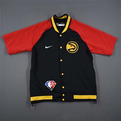 Delon Wright - Atlanta Hawks - Game-Issued City Edition Jacket  - 2021-22 NBA Season