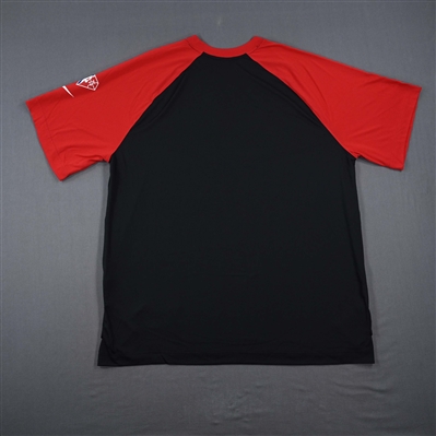 Clint Capela - Atlanta Hawks - Game-Issued City Edition Short-Sleeved Shooting Shirt  - 2021-22 NBA Season
