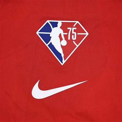 Clint Capela - Atlanta Hawks - Game-Issued City Edition Short-Sleeved Shooting Shirt  - 2021-22 NBA Season