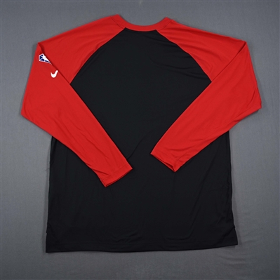 Gorgui Dieng - Atlanta Hawks - Game-Issued City Edition Long-Sleeved Shooting Shirt  - 2021-22 NBA Season