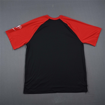 Jalen Johnson - Atlanta Hawks - Game-Issued City Edition Short-Sleeved Shooting Shirt  - 2021-22 NBA Season
