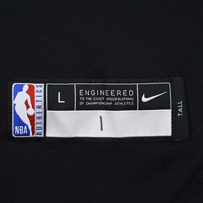 Jalen Johnson - Atlanta Hawks - Game-Issued City Edition Short-Sleeved Shooting Shirt  - 2021-22 NBA Season