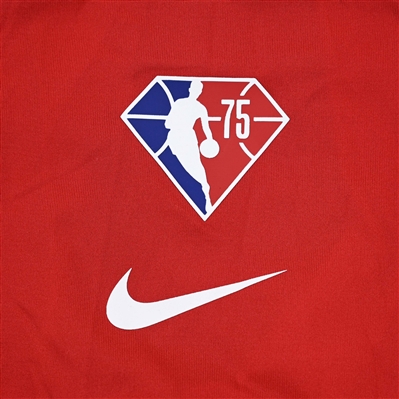 Kevin Knox - Atlanta Hawks - Game-Issued City Edition Long-Sleeved Shooting Shirt  - 2021-22 NBA Season