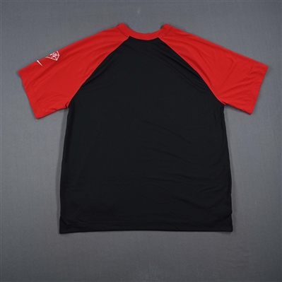 Delon Wright - Atlanta Hawks - Game-Issued City Edition Short-Sleeved Shooting Shirt  - 2021-22 NBA Season