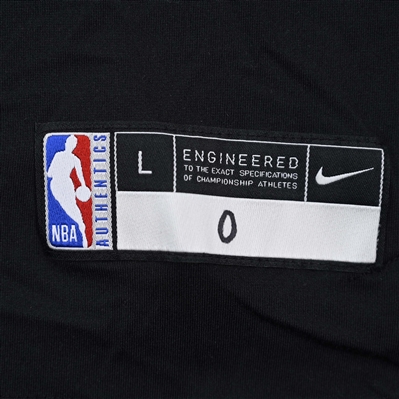 Delon Wright - Atlanta Hawks - Game-Issued City Edition Short-Sleeved Shooting Shirt  - 2021-22 NBA Season