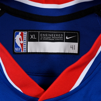 Saddiq Bey - Detroit Pistons - Game-Issued City Edition Jacket  - 2021-22 NBA Season
