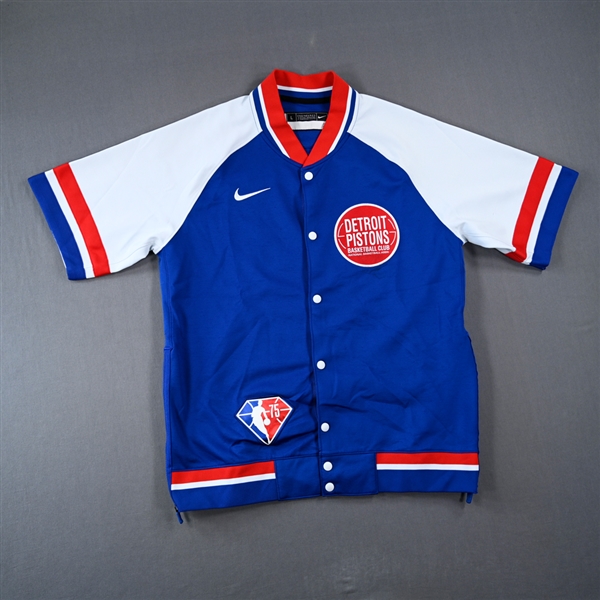 Cade Cunningham - Detroit Pistons - Game-Issued City Edition Jacket  - 2021-22 NBA Season