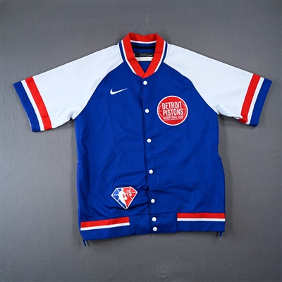 Cade Cunningham - Detroit Pistons - Game-Issued City Edition Jacket  - 2021-22 NBA Season