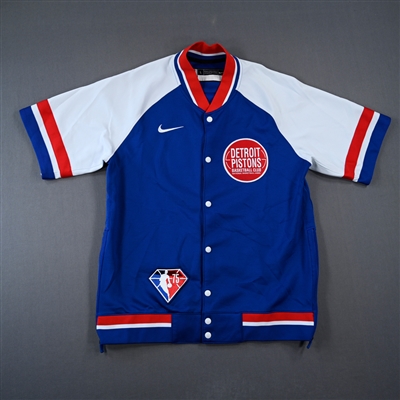 Hamidou Diallo - Detroit Pistons - Game-Issued City Edition Jacket  - 2021-22 NBA Season