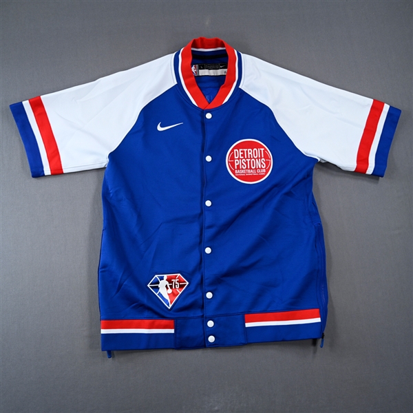 Cory Joseph - Detroit Pistons - Game-Issued City Edition Jacket  - 2021-22 NBA Season