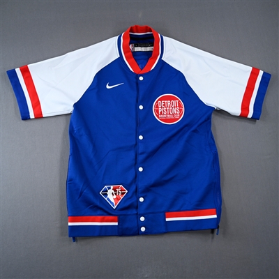 Cory Joseph - Detroit Pistons - Game-Issued City Edition Jacket  - 2021-22 NBA Season