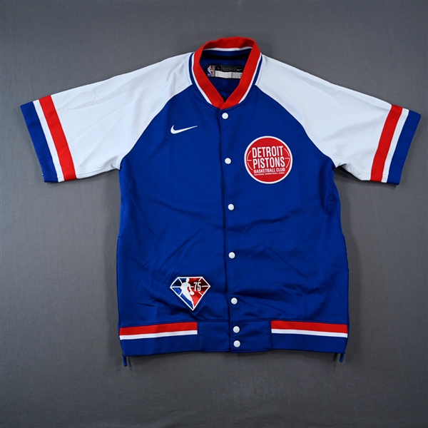 Rodney McGruder - Detroit Pistons - Game-Issued City Edition Jacket  - 2021-22 NBA Season