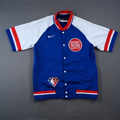 Rodney McGruder - Detroit Pistons - Game-Issued City Edition Jacket  - 2021-22 NBA Season