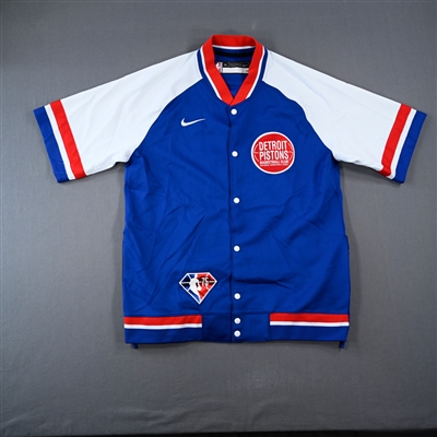 Kelly Olynyk - Detroit Pistons - Game-Issued City Edition Jacket  - 2021-22 NBA Season