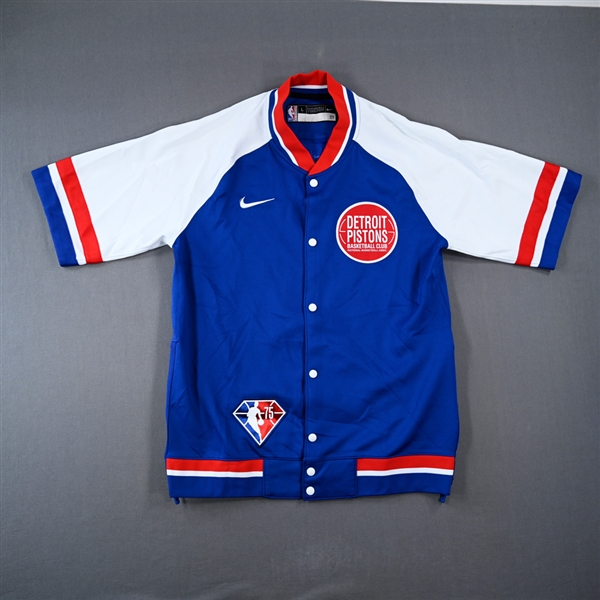 Jamorko Pickett - Detroit Pistons - Game-Issued City Edition Jacket  - 2021-22 NBA Season