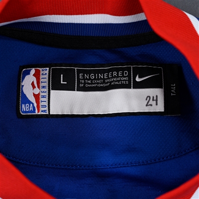 Jamorko Pickett - Detroit Pistons - Game-Issued City Edition Jacket  - 2021-22 NBA Season
