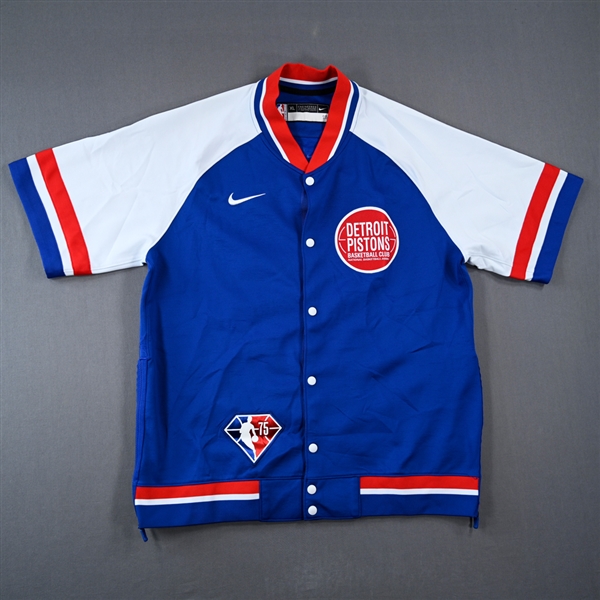 Isaiah Stewart - Detroit Pistons - Game-Issued City Edition Jacket  - 2021-22 NBA Season