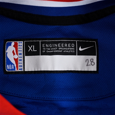 Isaiah Stewart - Detroit Pistons - Game-Issued City Edition Jacket  - 2021-22 NBA Season
