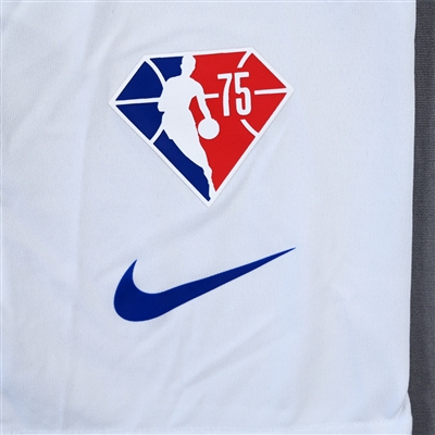 Luka Garza - Detroit Pistons - Game-Issued City Edition Short-Sleeved Shooting Shirt  - 2021-22 NBA Season