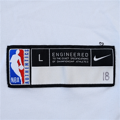 Cory Joseph - Detroit Pistons - Game-Issued City Edition Short-Sleeved Shooting Shirt  - 2021-22 NBA Season