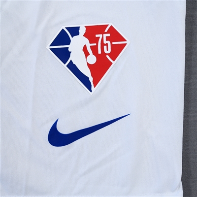 Isaiah Livers - Detroit Pistons - Game-Issued City Edition Short-Sleeved Shooting Shirt  - 2021-22 NBA Season