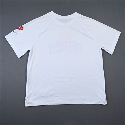 Rodney McGruder - Detroit Pistons - Game-Issued City Edition Sleeveless Shooting Shirt  - 2021-22 NBA Season