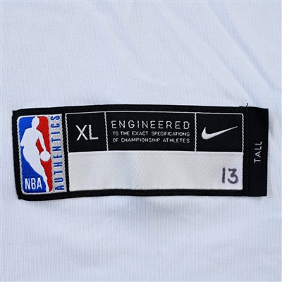 Kelly Olynyk - Detroit Pistons - Game-Issued City Edition Short-Sleeved Shooting Shirt  - 2021-22 NBA Season