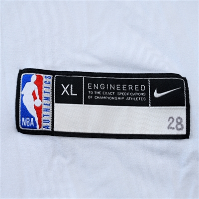 Isaiah Stewart - Detroit Pistons - Game-Issued City Edition Sleeveless Shooting Shirt  - 2021-22 NBA Season
