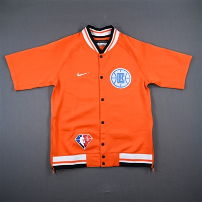Reggie Jackson - Los Angeles Clippers - Game-Issued City Edition Jacket  - 2021-22 NBA Season