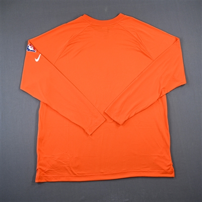 Nicolas Batum - Los Angeles Clippers - Game-Issued City Edition Long-Sleeved Shooting Shirt  - 2021-22 NBA Season