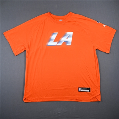 Isaiah Hartenstein - Los Angeles Clippers - Game-Issued City Edition Short-Sleeved Shooting Shirt  - 2021-22 NBA Season