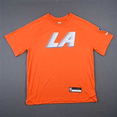 Luke Kennard - Los Angeles Clippers - Game-Issued City Edition Short-Sleeved Shooting Shirt  - 2021-22 NBA Season
