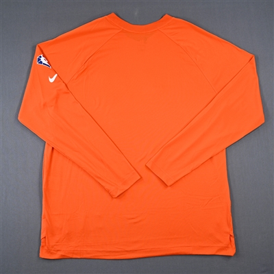 Jay Scrubb - Los Angeles Clippers - Game-Issued City Edition Long-Sleeved Shooting Shirt  - 2021-22 NBA Season