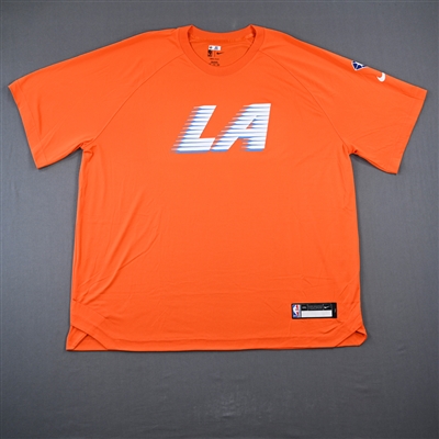 Ivica Zubac - Los Angeles Clippers - Game-Issued City Edition Short-Sleeved Shooting Shirt  - 2021-22 NBA Season