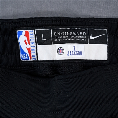 Reggie Jackson - Los Angeles Clippers - Game-Issued City Edition Pants  - 2021-22 NBA Season