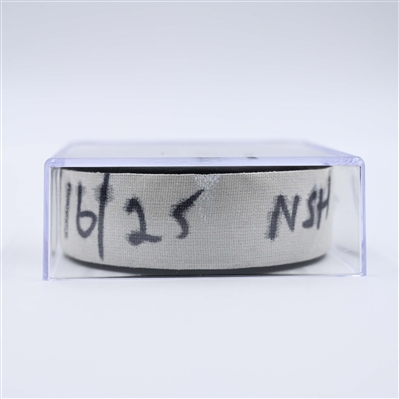 Justin Barron - Nashville Predators - Goal Puck - April 16, 2025 vs. Dallas Stars (Predators Logo)