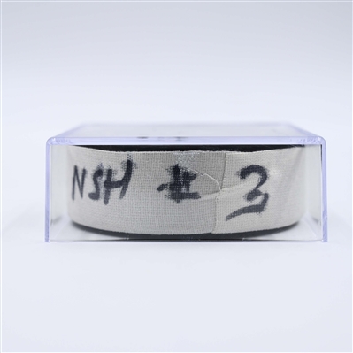 Justin Barron - Nashville Predators - Goal Puck - April 16, 2025 vs. Dallas Stars (Predators Logo)