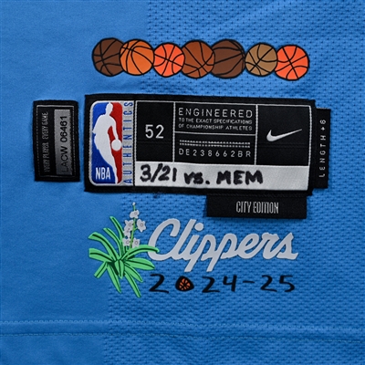Nicolas Batum - Los Angeles Clippers - City Edition Jersey - Worn 3/16/25 & 3/21/25 - 2024-25 NBA Season