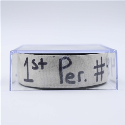 Jonatan Berggren - Detroit Red Wings - Goal Puck - April 16, 2025 vs. New Jersey Devils (Devils Logo)