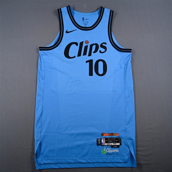 Bogdan Bogdanovic - Los Angeles Clippers - City Edition Jersey - Worn 3/16/25 (1 of 2) & 3/21/25 (1 of 2) - 2024-25 NBA Season