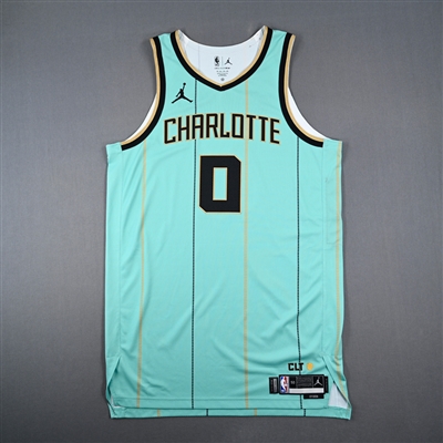 Miles Bridges - Charlotte Hornets - Game-Issued City Edition Jersey - 2024-25 NBA Season