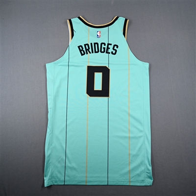 Miles Bridges - Charlotte Hornets - Game-Issued City Edition Jersey - 2024-25 NBA Season