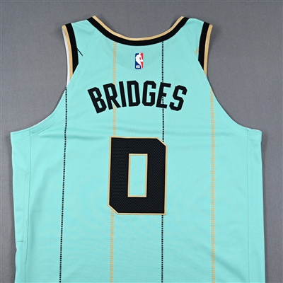 Miles Bridges - Charlotte Hornets - Game-Issued City Edition Jersey - 2024-25 NBA Season