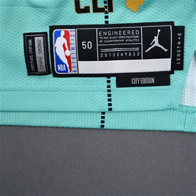 Miles Bridges - Charlotte Hornets - Game-Issued City Edition Jersey - 2024-25 NBA Season