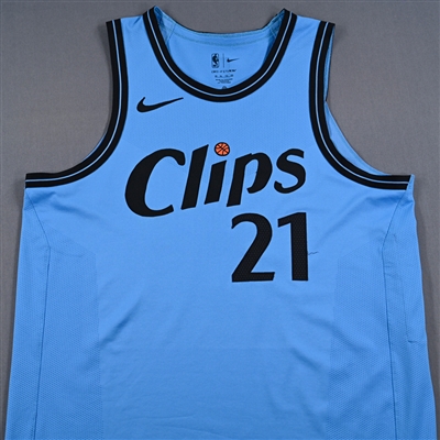 Kobe Brown - Los Angeles Clippers - City Edition Jersey - Worn 3/16/25 & 3/21/25 - 2024-25 NBA Season